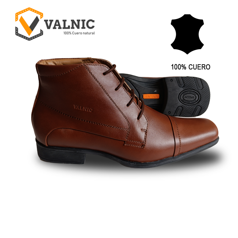 Botin de vestir color apache
